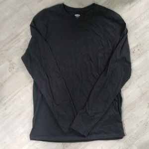 Old Navy Gray Long Sleeve Tee